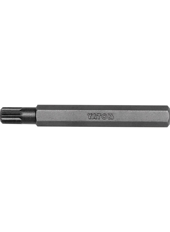 

YATO Impact Screwdriver Bit 8mmx70mm Spline M8 20pcs/Box YT-7973 (99389)