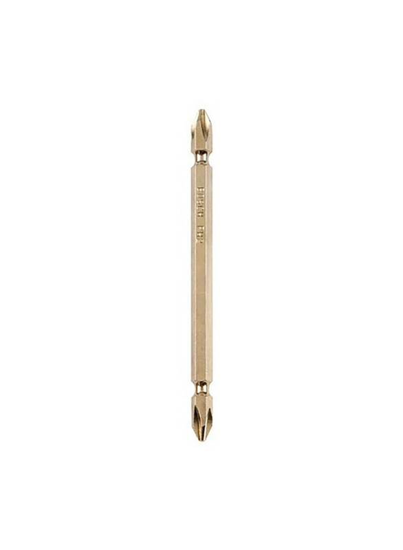 

Screwdriver Bit Double Ended PH2 110mm Gold 10Pcs/Pkt 2608521043 Bosch