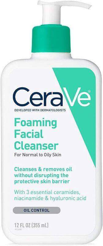 

CERAVE FOAM FACE CLEASER 355ML