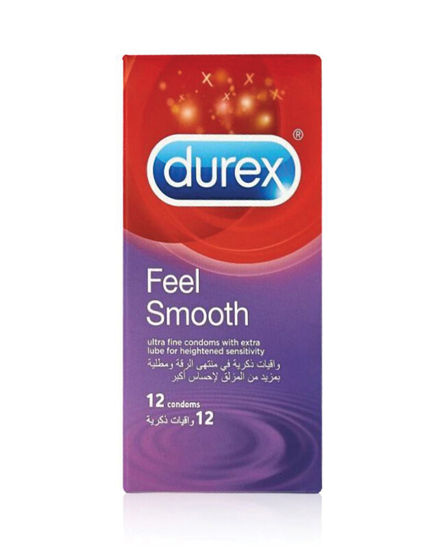 

DUREX FEEL SMOOTH CONDOM 12'S