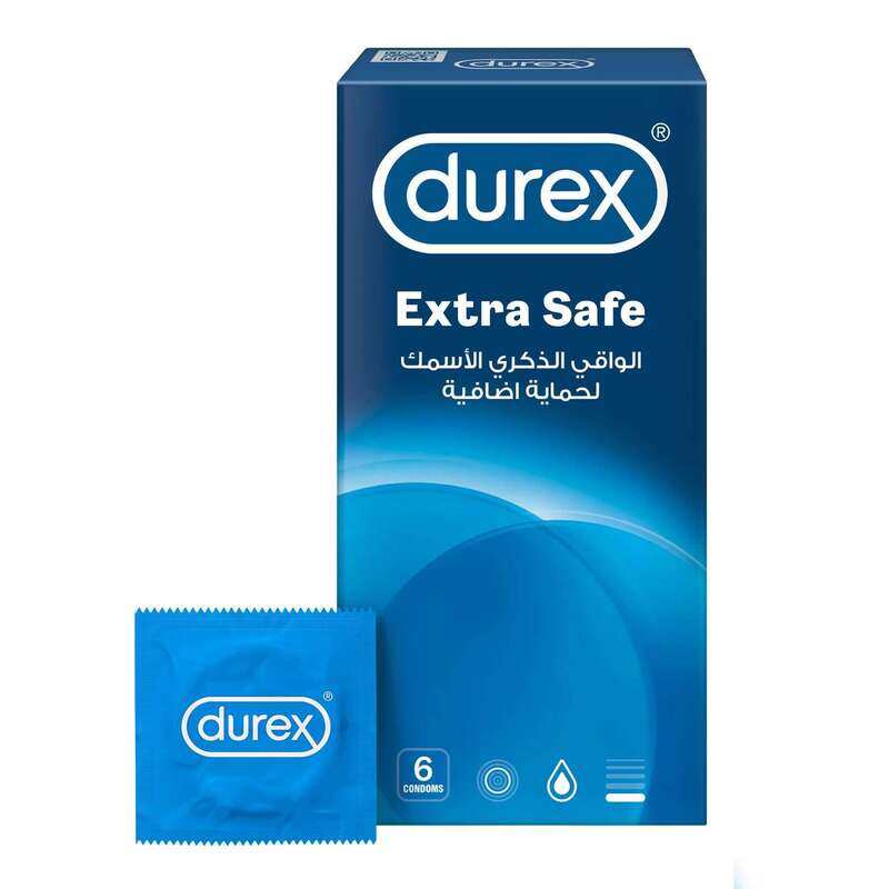 

DUREX EXTRA SAFE CONDOM 6'S