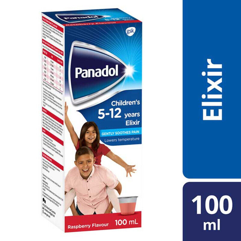 

GSK PANADOL ELIXIR 5-12 YRS SUSPENSION 100ML