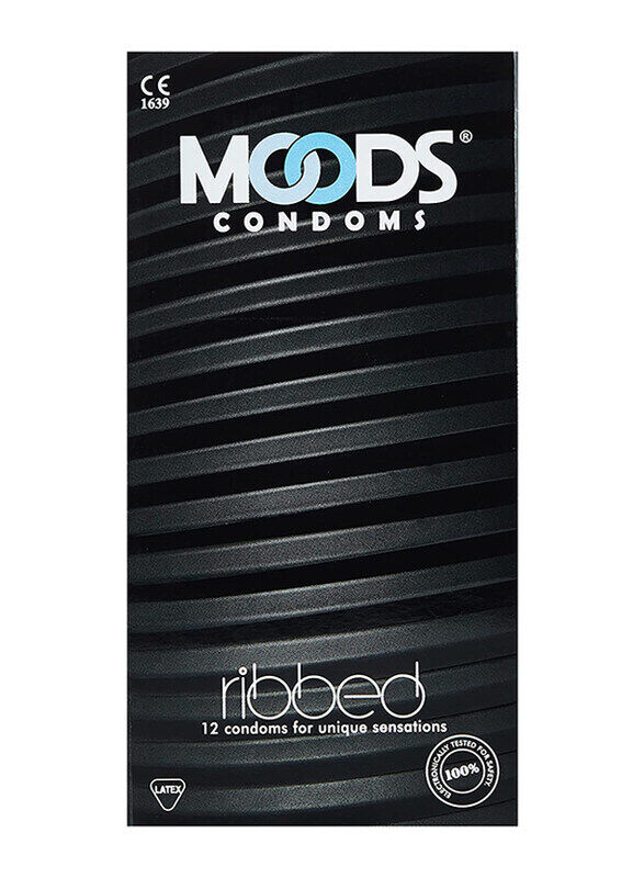 

MOODS RIBBED CONDOM 12'S