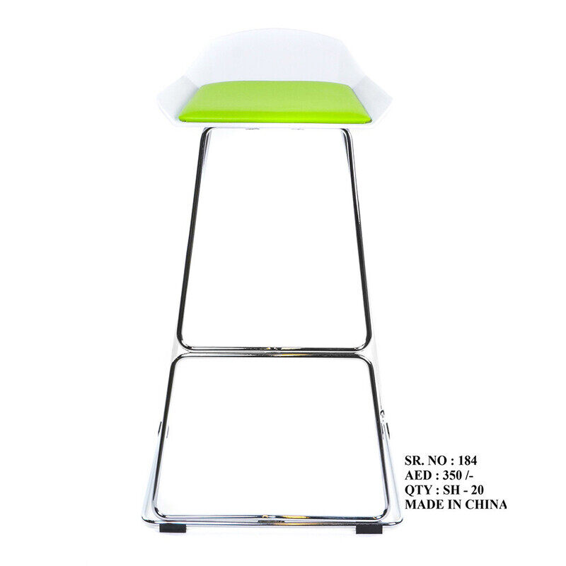 

Exoticchair CHAIR CAFE/STOOL FOLDABLE (White Green)