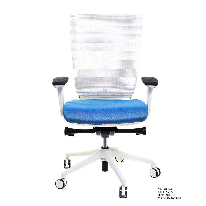 

Exoticchair Chair Executive Medium Back â€“ Trium (BLUE WHITE)