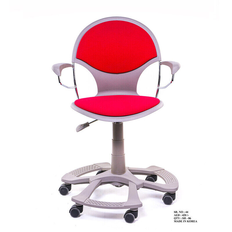 

Exoticchair Chair Executive Medium Back - Cuckoo (Light Grey/Red)