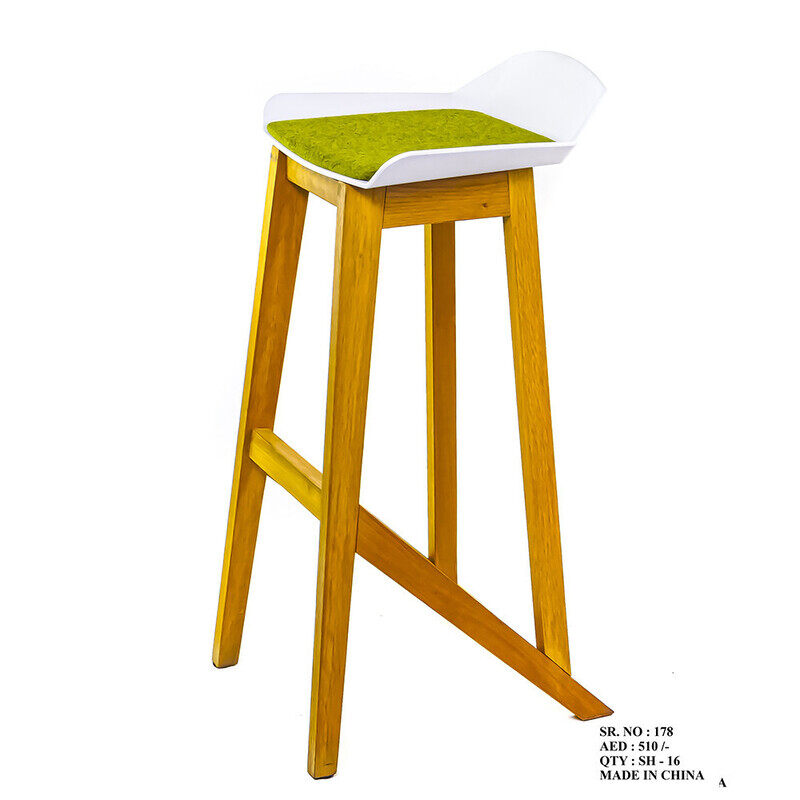

Exoticchair CHAIR BAR WOODEN WITH FOLD BACK (WHITE GREEN)
