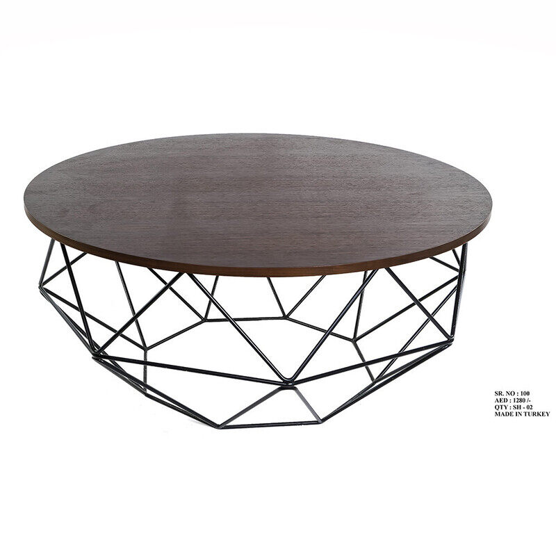 

Exoticchair TABLE COFFEE -EX STONE (WALNUT, LEGS BLACK)