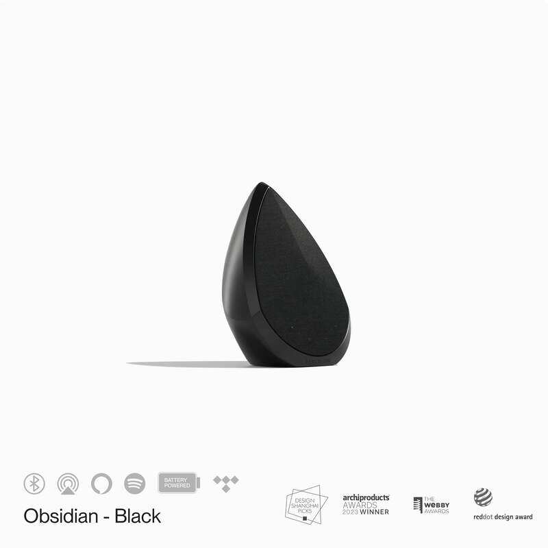 

Pantheone - Obsidian - Compact Wireless Speaker - Portable Multiroom Speaker - Multiroom (Black)