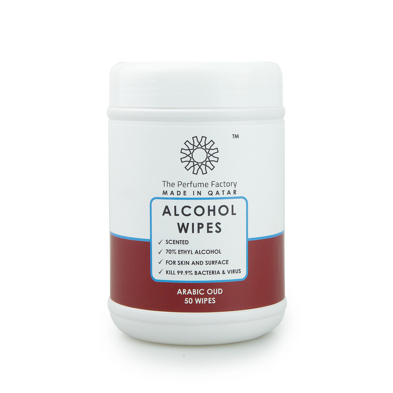 

The Perfume Factory ALCOHOL WIPES - ARABIC OUD
