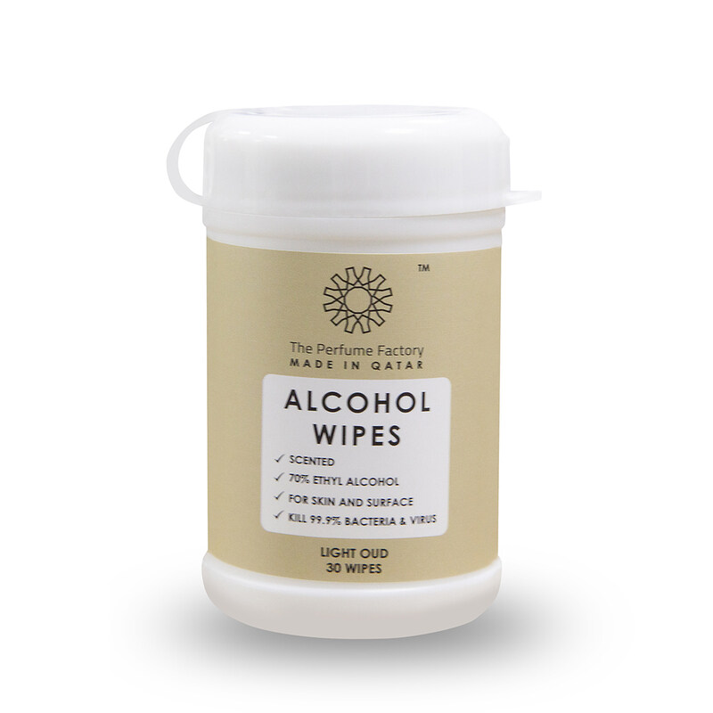 

The Perfume Factory ALCOHOL WIPES - LIGHT OUD