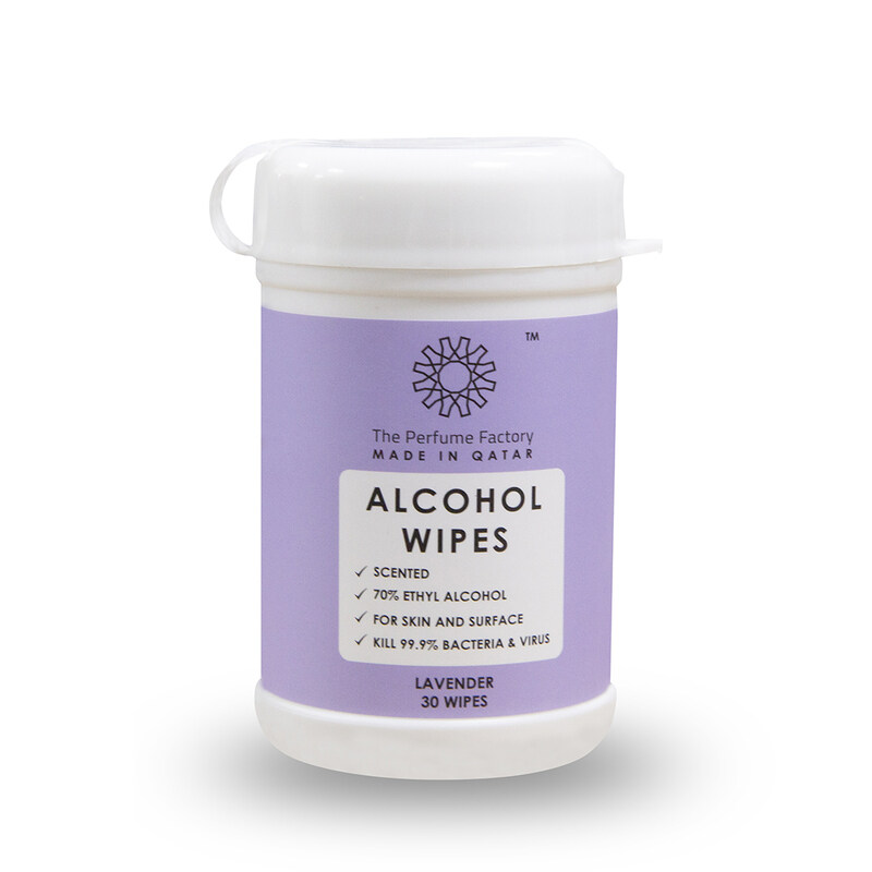 

The Perfume Factory ALCOHOL WIPES - LAVENDER