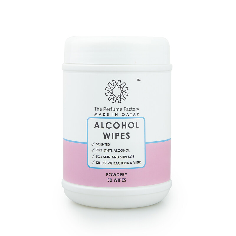 

The Perfume Factory ALCOHOL WIPES - POWDERY