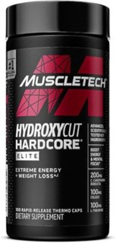 

Muscletech Hydroxycut Hardcore Elite Dietary Supplement, 100 Capsules