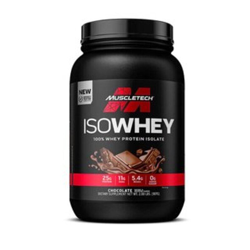 

Muscletech, ISO Whey, 2LB, Chocolate, 29 Servings