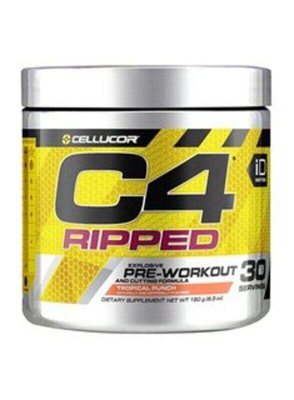 

Cellucor C4 Ripped Pre Workout, 30 Servings, Tropical Punch