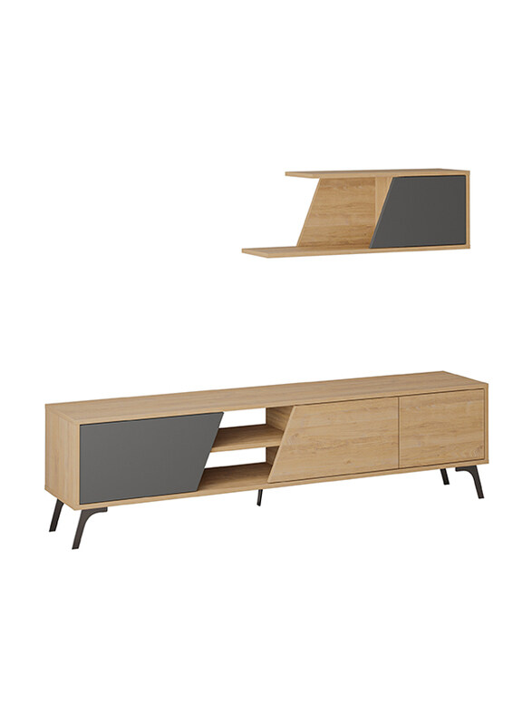 

Decortie Fiona TV Unit, Oak/Anthracite