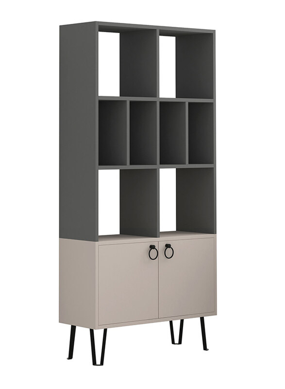 

Generic Bene Bookcase, Anthracite/Light Mocha