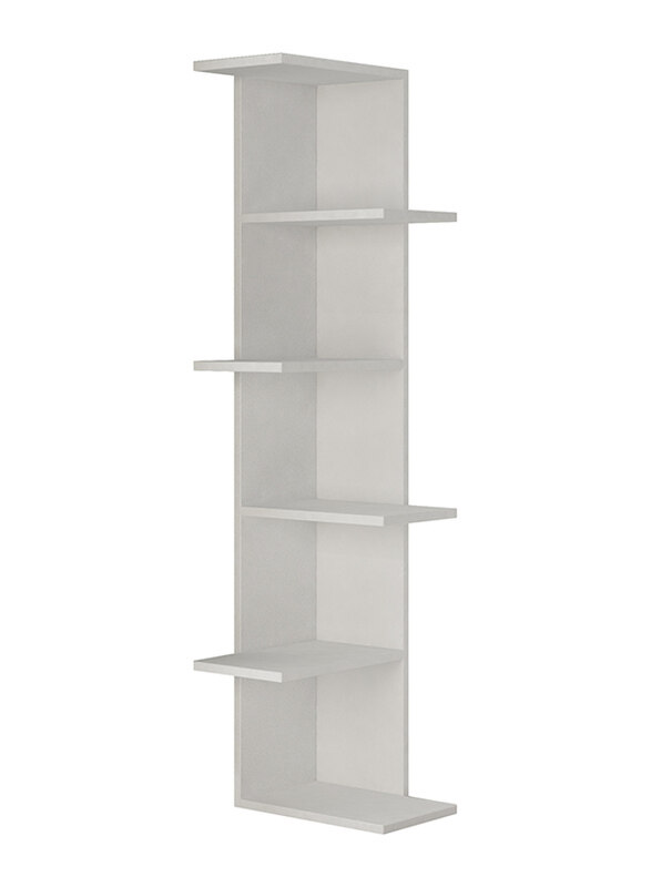 

Generic Saso Corner Bookcase, White
