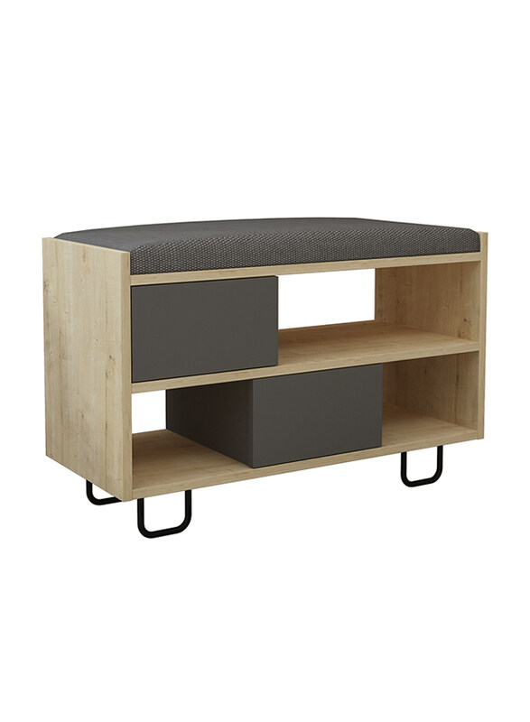 

Generic Troy Bench, Oak/Anthracite