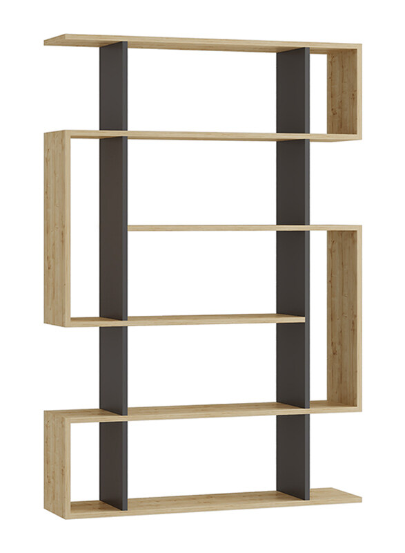

Decortie Mito Bookcase, Oak/Anthracite