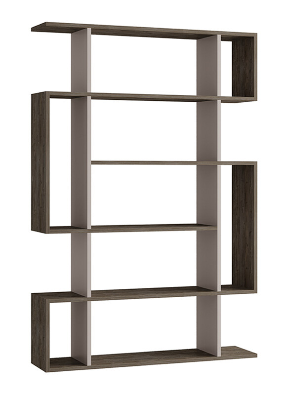 

Decortie Mito Bookcase, Dark Coffee/Light Mocha