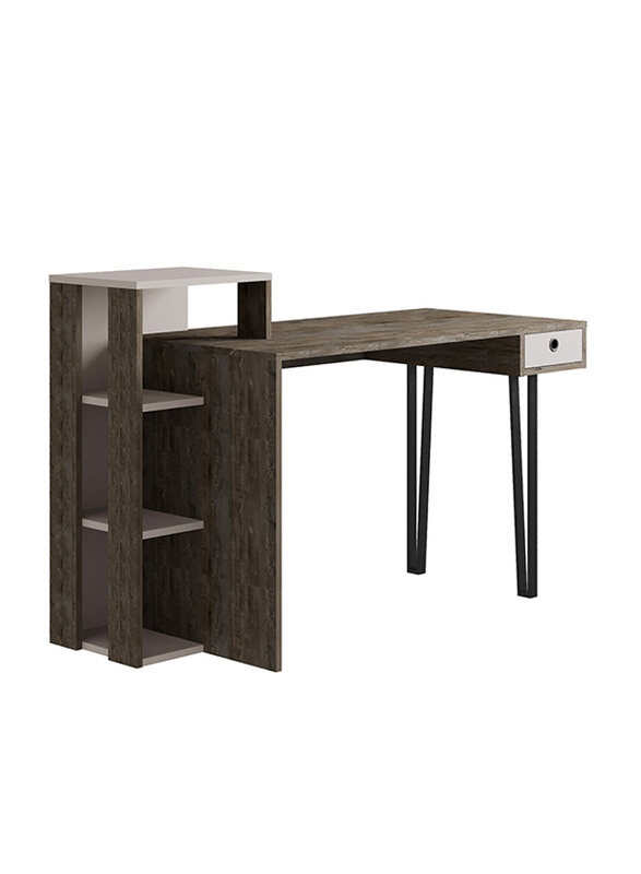 

Decortie Loyd Study Table, Dark Coffee/Light Mocha