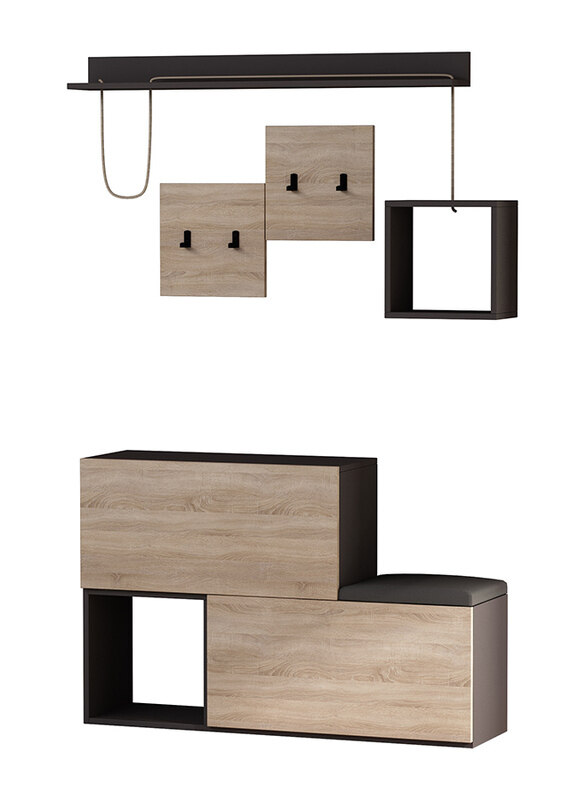 

Decortie Holdon Hanger, Anthracite/Oak