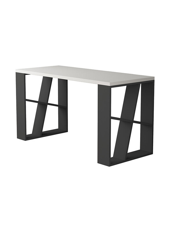 

Decortie Honey Working Table, White/Anthracite