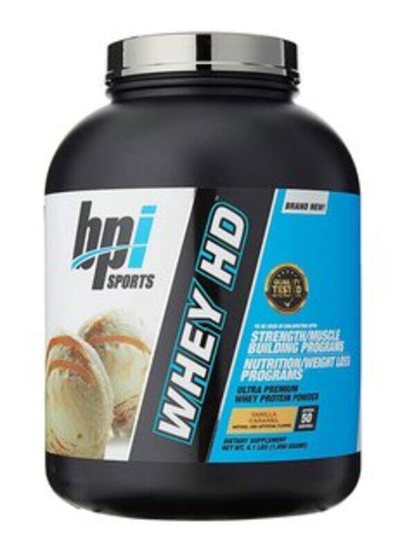 

BPI Sports Whey HD Protein, 4.2lbs, Vanilla Caramel