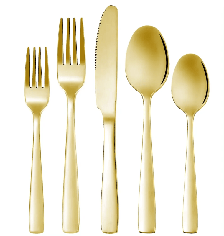 

MAAC Home Opulent Gold Cutlery for Luxurious Dining Set of 10 Luxurious Elegant Durable and Classic Premium Design Cutlery Set Perfect for everyday us