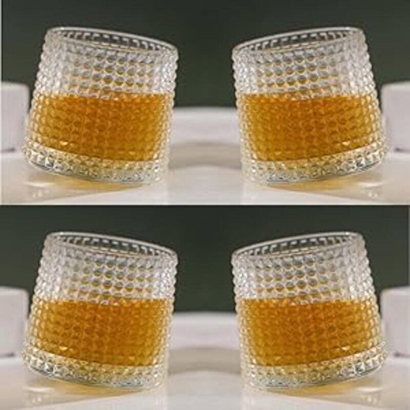 

MAAC Home The Sommelier's Swirl: Handblown Rotating Glass Elegant Durable and Classic design Perfect for Family Everyday Use, and Family Get- Togethe