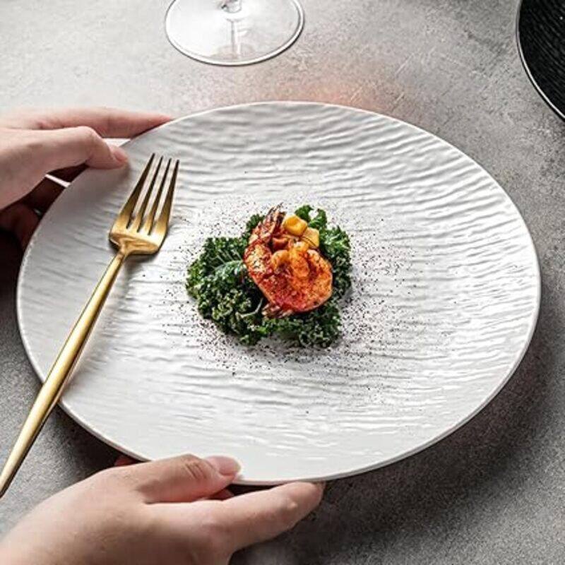 

MAAC Home Essential White Round and Square Plate Elegant Durable and Classic design Perfect for Family Everyday Use, and Family Get- Together, Restau