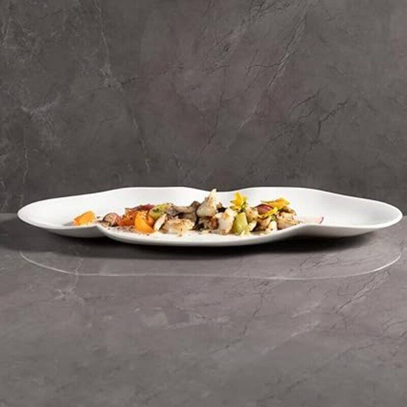 

MAAC Home Sleek Slate Oblong Platter Elegant Durable and Classic design Perfect for Family Everyday Use, and Family Get- Together, Restaurant, Banque