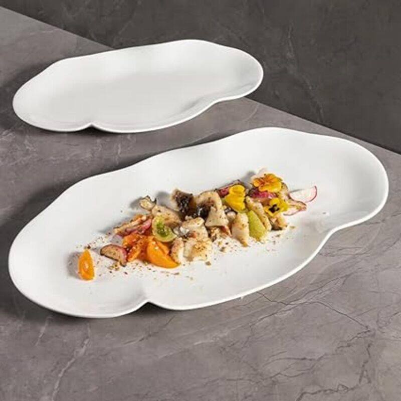 

MAAC Home Sleek Slate Oblong Platter Elegant Durable and Classic design Perfect for Family Everyday Use, and Family Get- Together, Restaurant, Banque