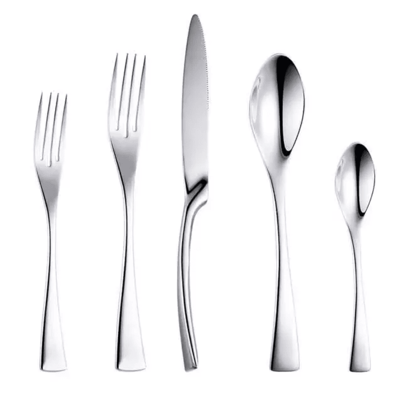 

MAAC Home Classic White Cutlery Set for Timeless Tables Set of 10 Luxurious Elegant Durable and Classic Premium Design Cutlery Set Perfect for everyda