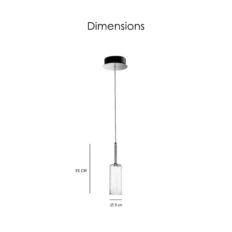 

MAAC Home Dandelion Glass Bottle Hanging Light Modern Decorative Stylish Elegant Contemporary Minimalist Pendant Lamp for Bedroom, Living Room, and O