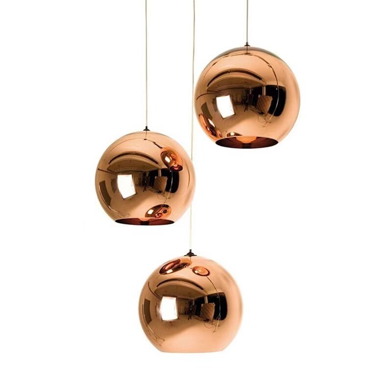 

MAAC Home Dahlia Chrome Mirror Ball Hanging Pendant Lamp D40 (2XL) Modern Decorative Stylish Elegant Contemporary Minimalist Pendant Lamp for Bedroom,
