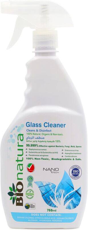 

Bionatura Bio Natura Glass Cleaner - Natural, Streak-Free, and Eco-Friendly Formula for Cleaning Glass Surfaces