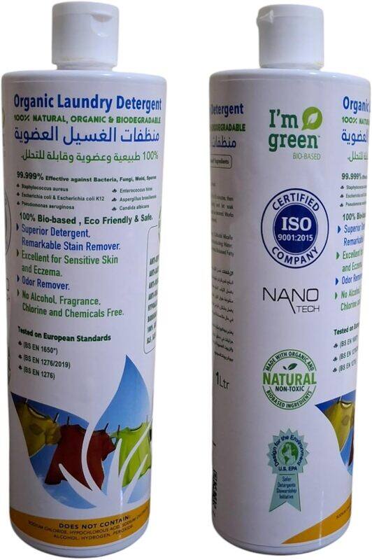 

BioNatura Organic Laundry Detergent, Plant-Based Liquid Detergent, Non-Toxic Laundry Soap, Biodegradable Clothes Cleaner, Hypoallergenic Detergent, Su