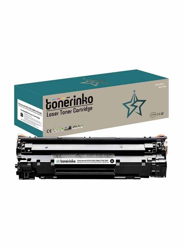 

Tonerinko Black Universal Compatible Toner Cartridge for HP 435A