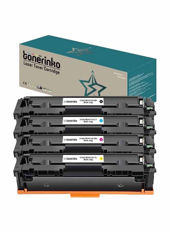 

HP Tonerinko 216A Cyan/Magenta/Yellow/Black Compatible Toner Cartridge