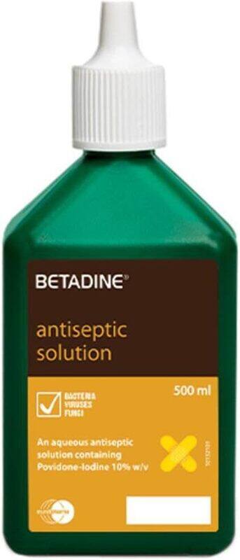

Betadine Antiseptic Solution, 500 ml