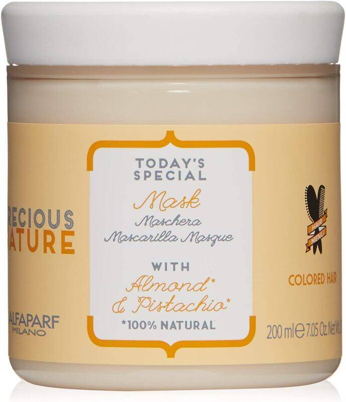 

Alfaparf Milano Precious Nature Color Protection Hair Mask, Almond and Pistachio, 200 ml/7.05 FL.oz