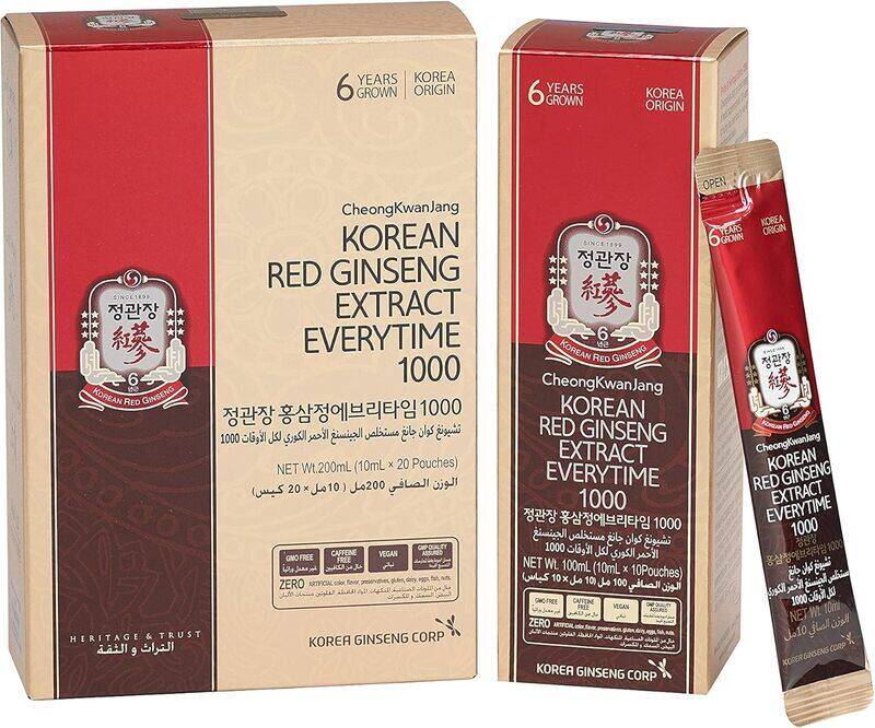 

CheongKwanJang Korean Red Ginseng Extract Every Time 1000,20 x 10 ml