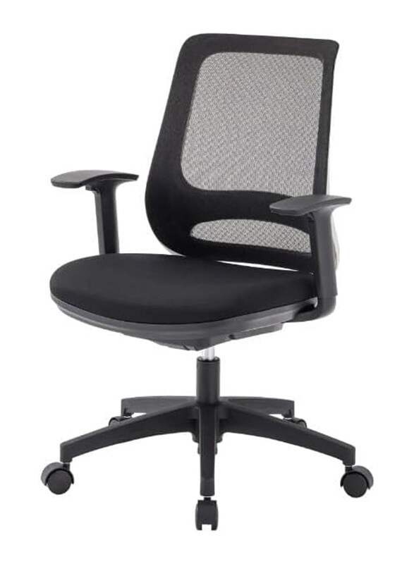 

Neo Front Ergonomic Visitor Mesh Low Back Chair, Black