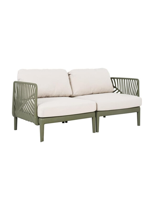 

Neo Front PP 2-Seater Sofa with Cushion, Light Green
