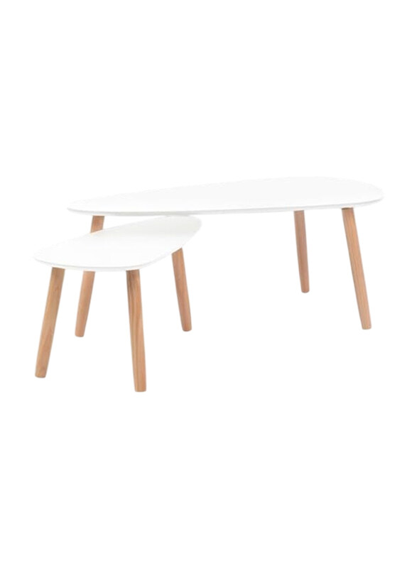

Neo Front Egg Shape Coffee Table, OP-70, White