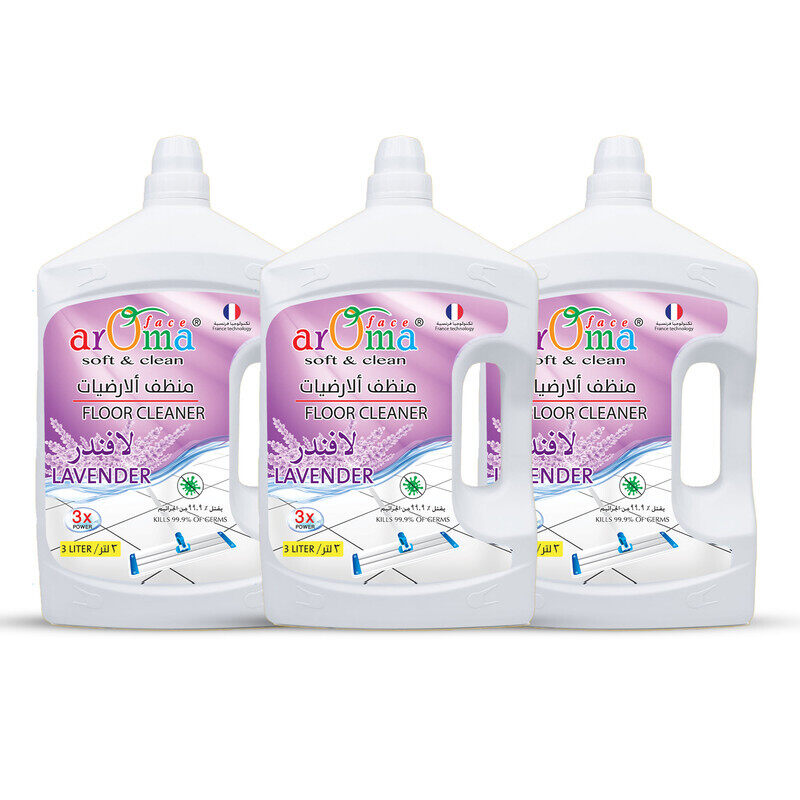 

ArOma face soft & clean Floor Cleaner Lavender 3LX 2pc