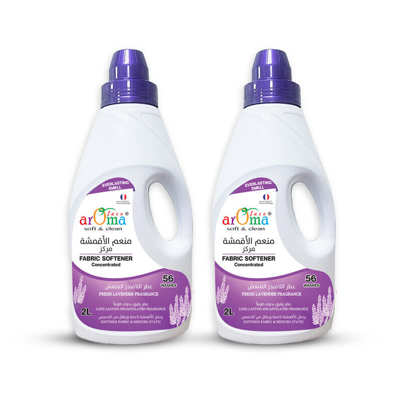 

ArOma face soft & clean Fabric Softner Lavender 2L X 2 PC